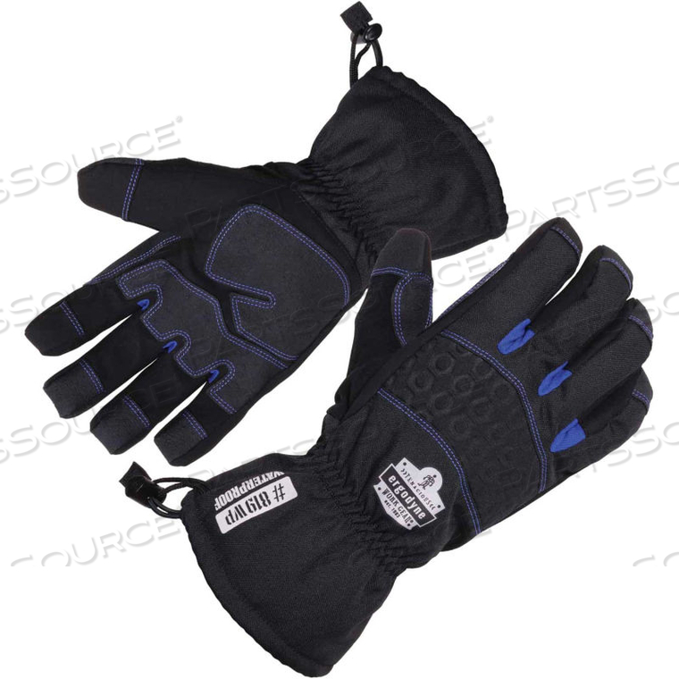 PROFLEX 819WP EXTREME THERMAL WATERPROOF WINTER WORK GLOVES, LARGE, BLACK by Ergodyne PROFLEX 819WP EXTREME THERMAL WATERPROOF WINTER WORK GLOVES, LARGE, BLACK by Ergodyne