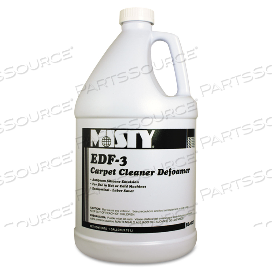 EDF-3 CARPET CLEANER DEFOAMER, 1 GAL BOTTLE by Misty