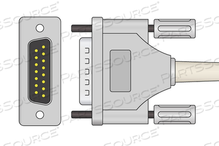 10 LEAD SHIELDED BANANA ECG CABLE 