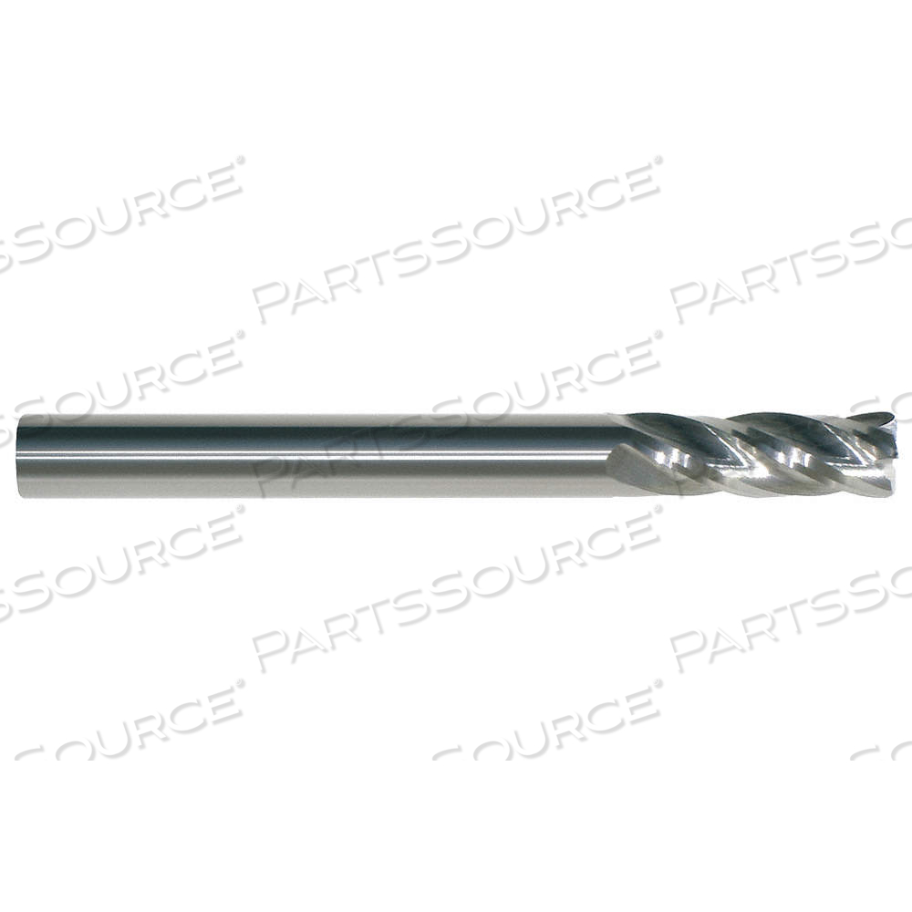 CORNER RADIUS END MILL, BRIGHT (UNCOATED) FINISH, 4 FLUTES, 1/2 IN MILLING DIA. by Approved Vendor