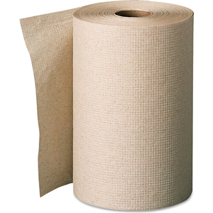 UNPERFORATED PAPER TOWEL ROLLS, 7-7/8 X 350', BROWN, 12/CARTON by Envision