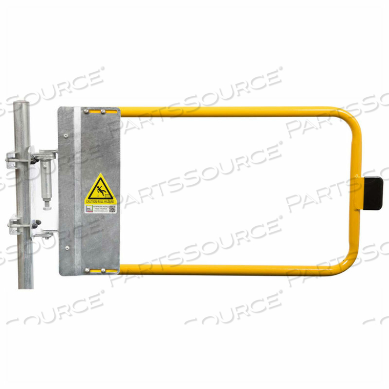 SELF-CLOSING SAFETY GATE, 38.5" - 42" LENGTH, SAFETY YELLOW by Kee