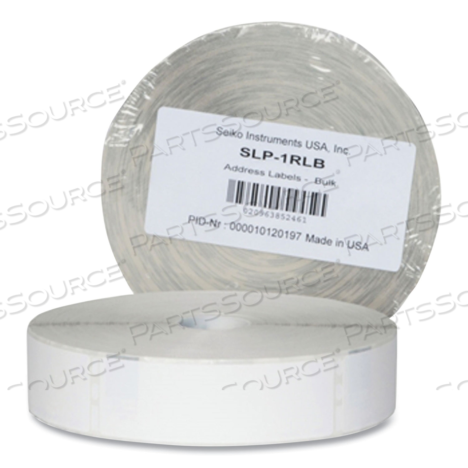 SLP-1RLB BULK ADDRESS LABELS, REQUIRES SLP-TRAY650, 1.12" X 3.5", WHITE, 1,000 LABELS/ROLL 