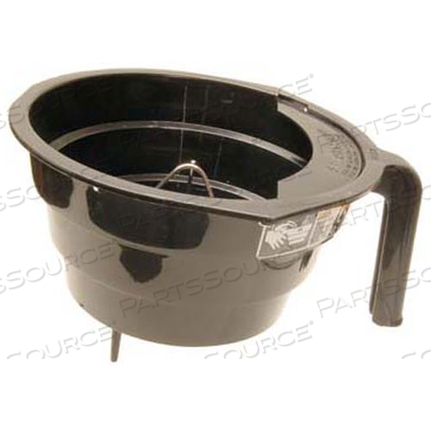 FUNNEL ASSEMBLY, BLACK W/BYPASS by Bunn