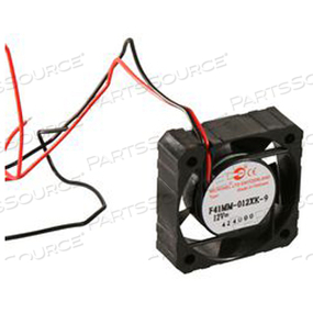F41MM-012XK-9-DC AXIAL FAN, 12 V, SQUARE, 41 MM, 12 MM, BALL BEARING, 4.42 CFM by Micronel U.S.