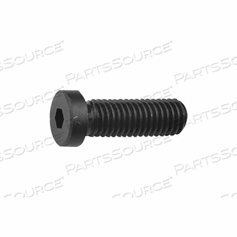 10-32 X 3/8" LOW SOCKET CAP SCREW - STEEL - BLACK OXIDE - UNF - PKG OF 100 - USA - HOLO-KROME 