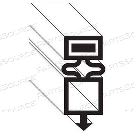 DOOR GASKET 23 X 25-1/2 by True Food Service Equipment