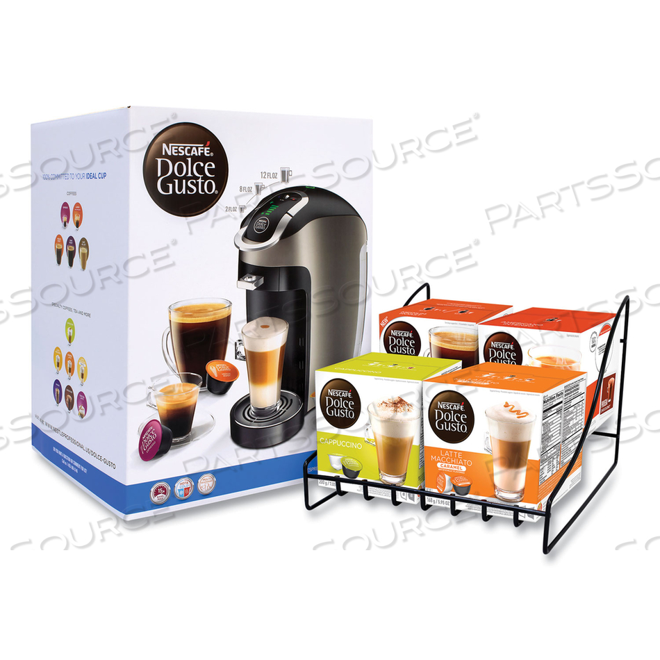 ESPERTA 2 WITH FOUR GUSTO COFFEES AND RACK BUNDLE, BLACK/GRAY 