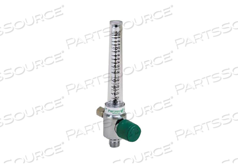 Y-BLOCK CHROME FLOWMETER, 0 TO 15 LPM, 50 PSI, OXYGEN by Precision Medical, Inc. Y-BLOCK CHROME FLOWMETER, 0 TO 15 LPM, 50 PSI, OXYGEN by Precision Medical, Inc.