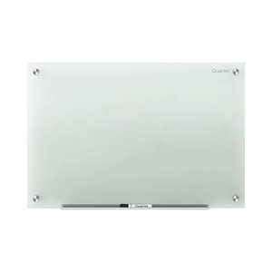 INFINITY MAGNETIC GLASS MARKER BOARD, 72 X 48, WHITE by Quartet