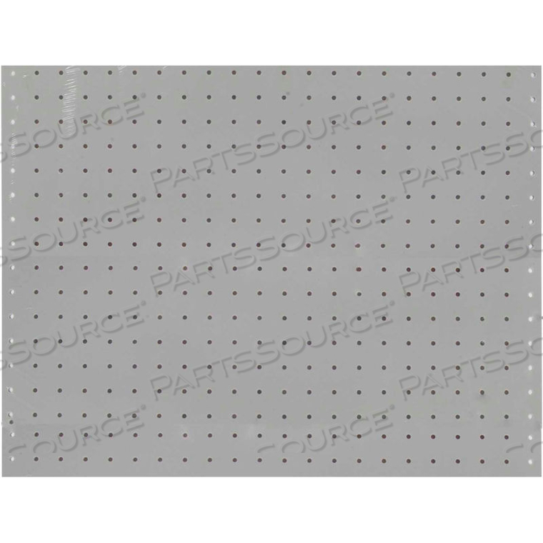 0 (2) 22" W X " H X 1/8" D WHITE POLY PEGBOARDS W/ 3/16" HOLES by Triton Products