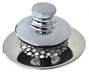 DRAINSTOPPER DIA.2-7/8 PLSTIC SS CHROME by WCM Industries Inc.