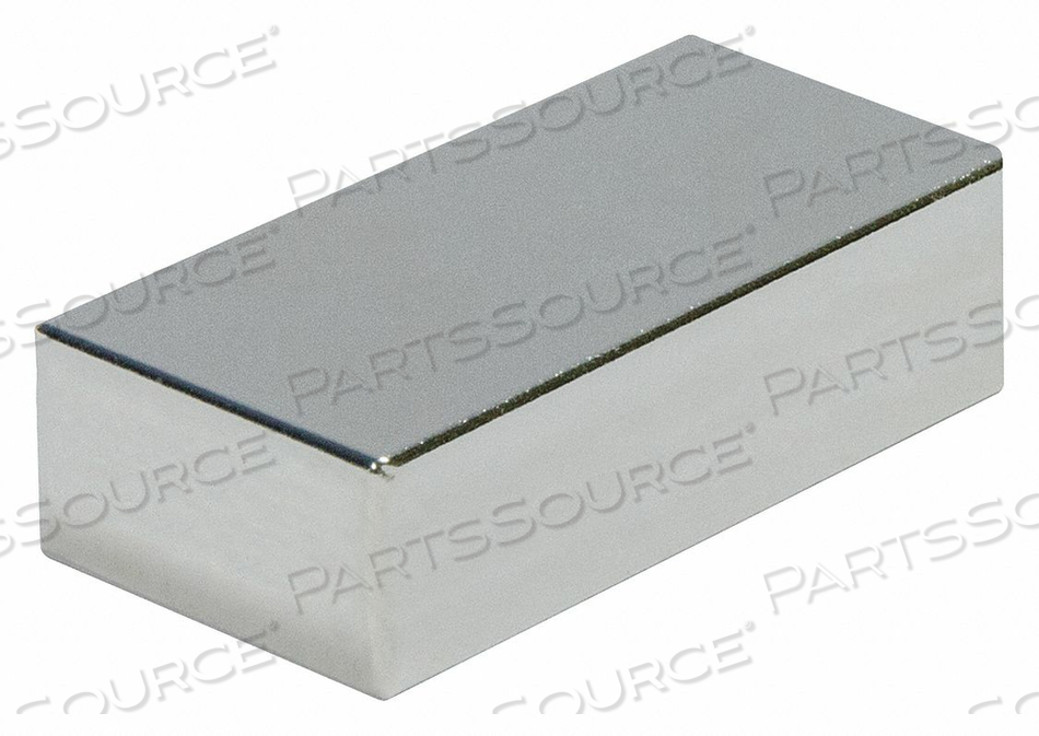 MAX-ATTACH POLYMAGNET RECTANGULAR RARE EARTH MAGNET - 0.12" THICK X 0.50" W X 1.00" L by Mag-Mate
