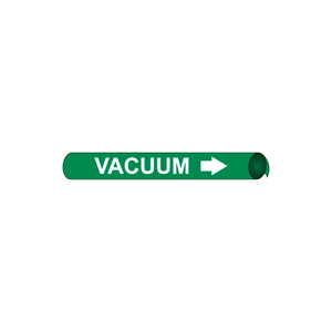 PRECOILED AND STRAP-ON PIPE MARKER - VACUUM by National Marker Company