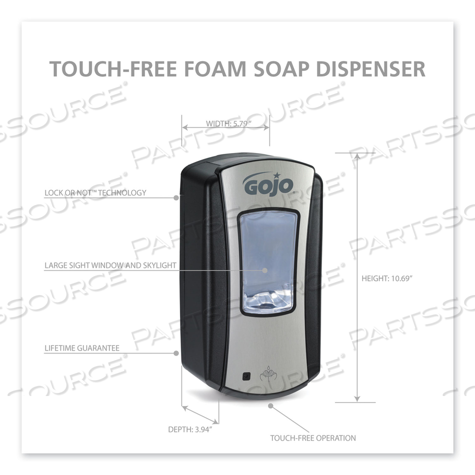 SOAP DISPENSER 1200ML BLACK by Gojo
