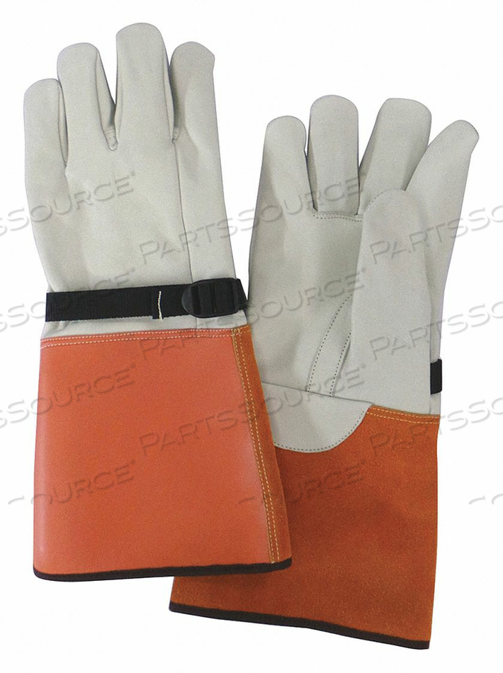 D1039 ELEC. GLOVE PROTECTOR 9 BEIGE/ORANGE PR by Condor