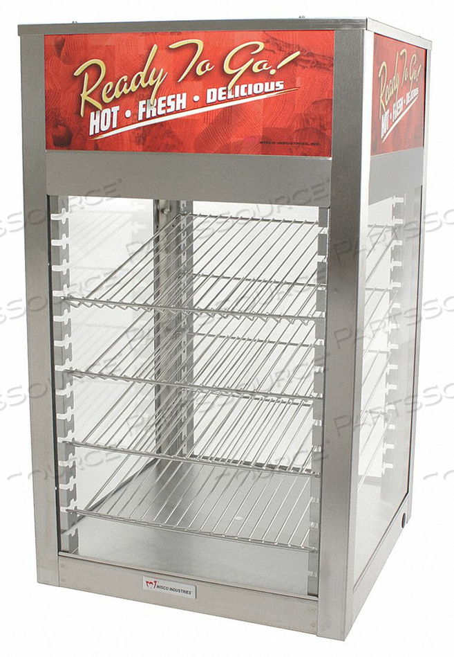 HUMIDIFIED HEATED DISPLAY CASE 4 SHELF by Wisco Industries, Inc. HUMIDIFIED HEATED DISPLAY CASE 4 SHELF by Wisco Industries, Inc.