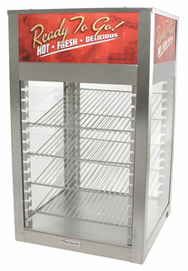 HUMIDIFIED HEATED DISPLAY CASE 4 SHELF by Wisco Industries, Inc.