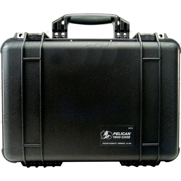 1500 WATERTIGHT MEDIUM CASE WITH FOAM 16-3/4" X 11-3/16" X 6-1/8", BLACK by Pelican Products