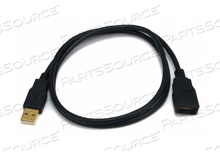 USB 2.0 EXTENSION CABLE 3 FT.L BLACK by Monoprice, Inc. USB 2.0 EXTENSION CABLE 3 FT.L BLACK by Monoprice, Inc.