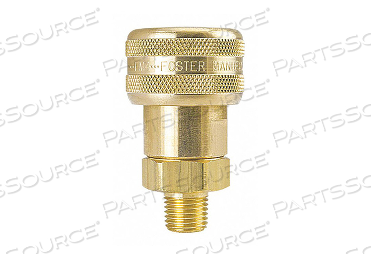 AUTO SOCKET 1/2 MPT BRASS by Foster