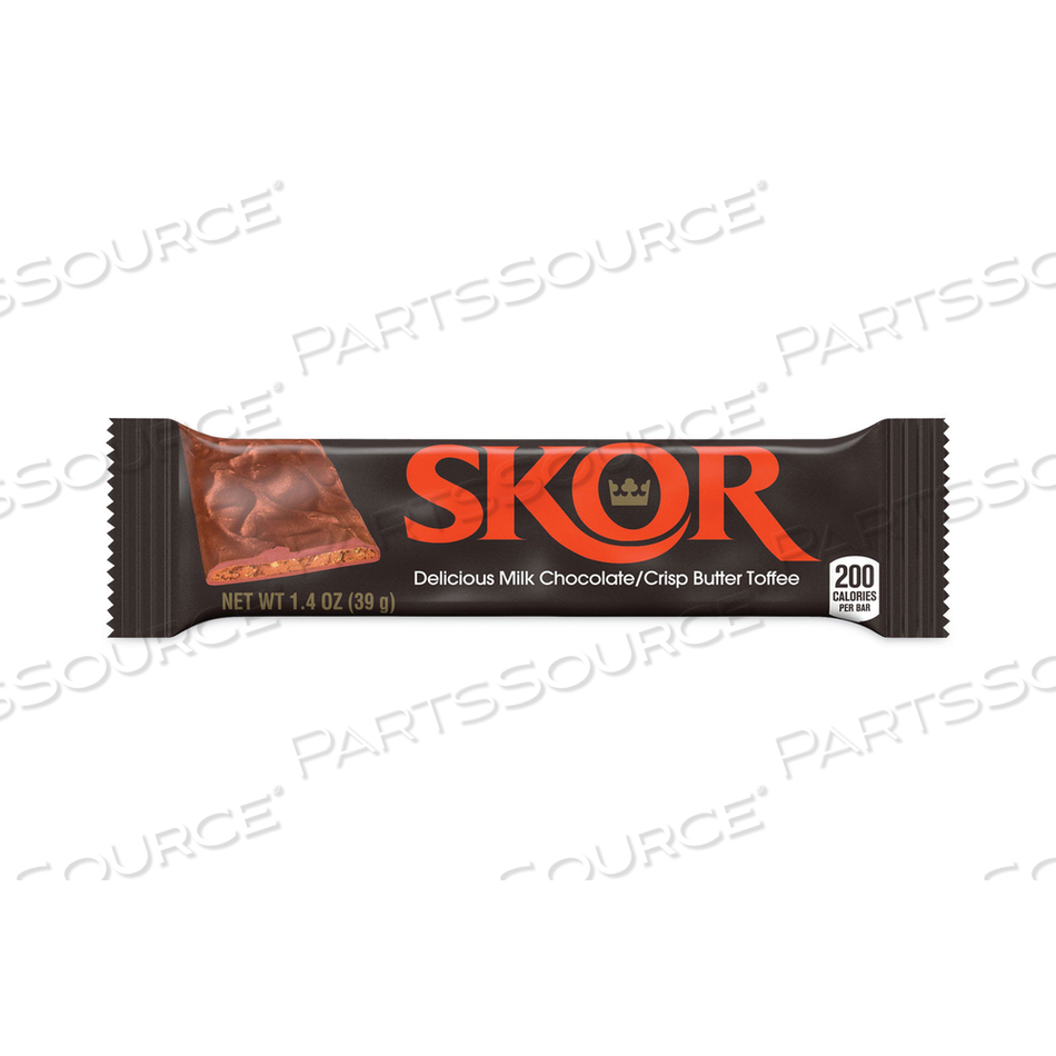 CANDY BAR, 1.4 OZ BAR, 18/BOX 