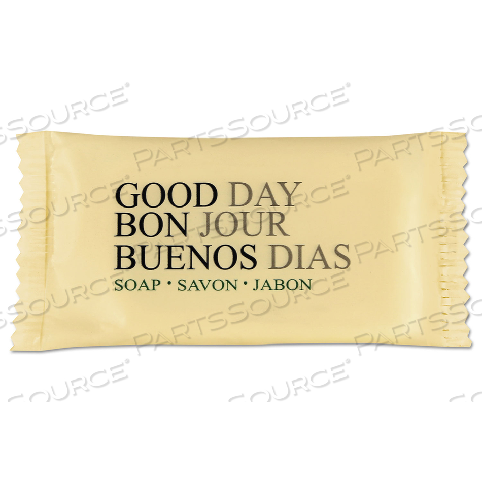 AMENITY BAR SOAP, PLEASANT SCENT, # 3/4 INDIVIDUALLY WRAPPED BAR by Good Day AMENITY BAR SOAP, PLEASANT SCENT, # 3/4 INDIVIDUALLY WRAPPED BAR by Good Day