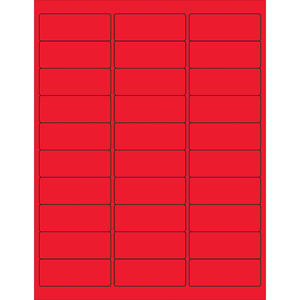 LASER LABEL RECTANGLE 2 5/8X1 PK3000 by Tape Logic