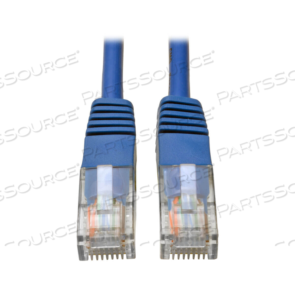 ETHERNET CABLE, CAT5E 350 MHZ MOLDED (UTP) (RJ45 M/M), POE, BLUE, 3 FT by Tripp Lite