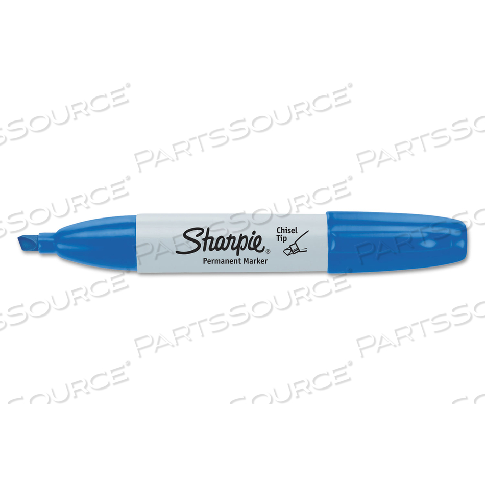 CHISEL TIP PERMANENT MARKER, MEDIUM CHISEL TIP, BLUE by Sharpie CHISEL TIP PERMANENT MARKER, MEDIUM CHISEL TIP, BLUE by Sharpie