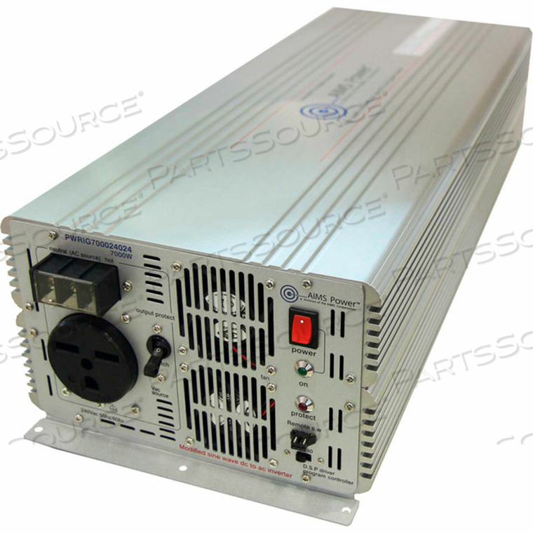 7000 WATT INDUSTRIAL INVERTER 24VDC TO 240VAC by Aims Power