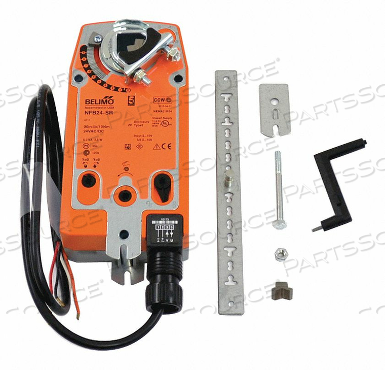 US 24V SPRING RETURN ACTUATOR 60 IN-LB (7NM) 2-10VDC REPLACES NF24-SR by Belimo