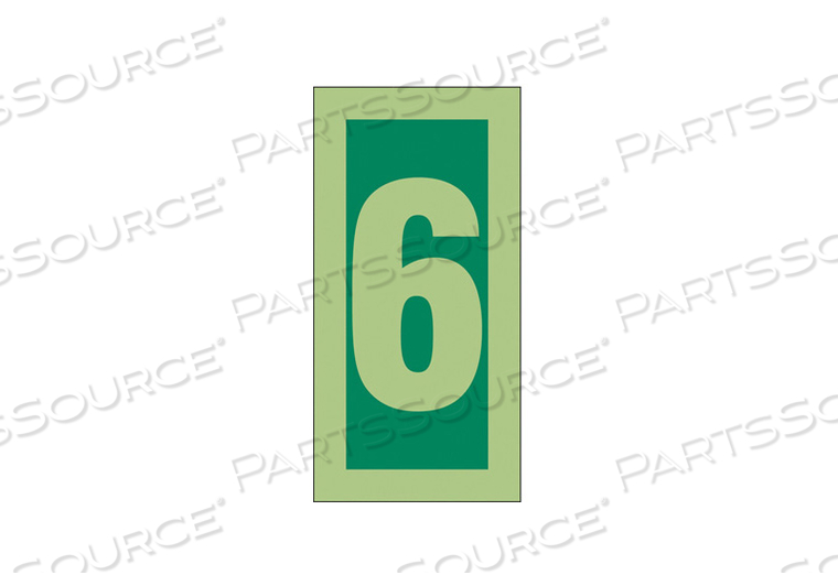 SAFETY SIGN 3 W 6 H 0.011 THICKNESS 