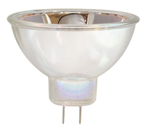 HALOGEN LAMP, 51 MM DIA, 3200 K, 100 W, 12 V, GZ6.35, 50 HR AVERAGE LIFE, 42 MM by Osram