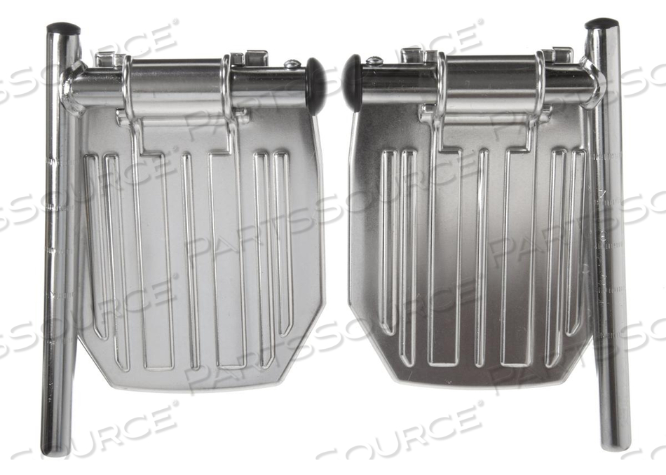 ALUMINUM FOOTPLATE ASSEMBLY FOR EXCEL 2000 WHEELCHAIR by Medline Industries, Inc.