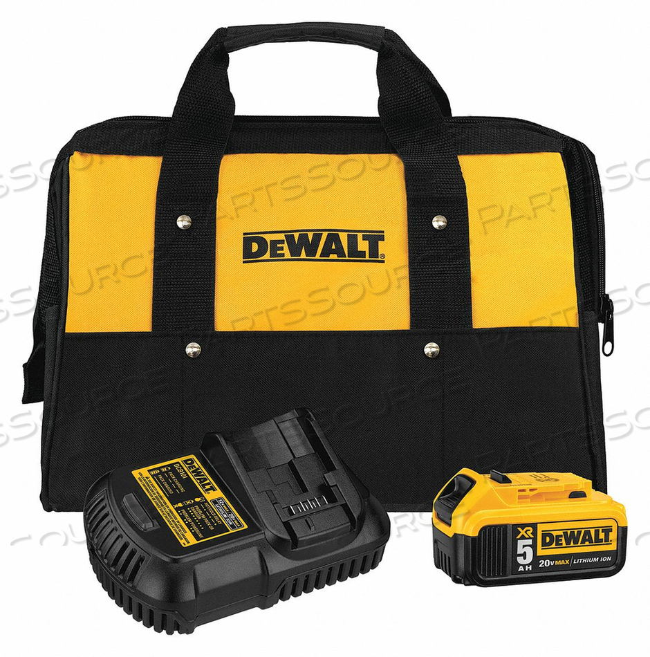 BATTERY AND CHARGER KIT LI-ION 20.0V by DeWalt