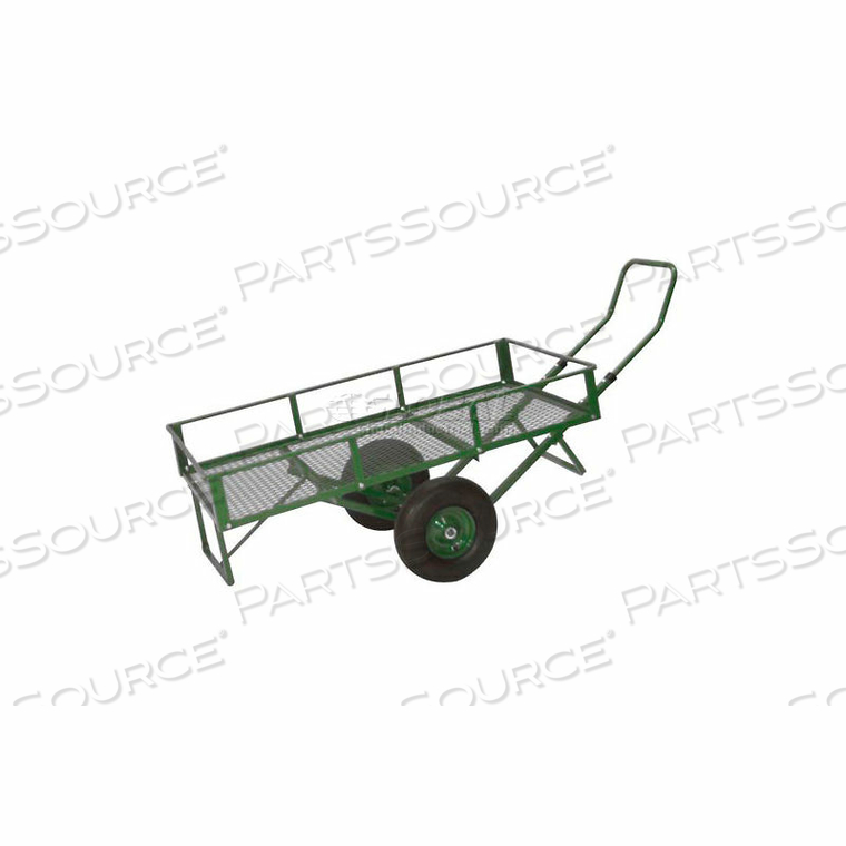 FLATHAULER NURSERY WAGON CART WITH SIDE RAILS - 48 X 24 - 500 LB. CAP. 