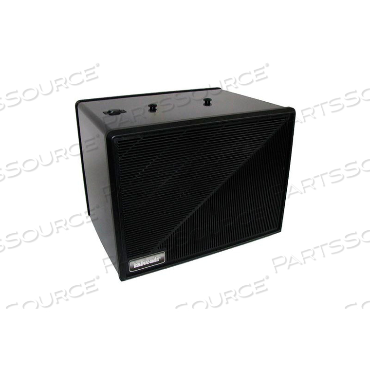 PORTABLE ELECTRONIC AIR PURIFIER - 275 CFM - 120V - BLACK 