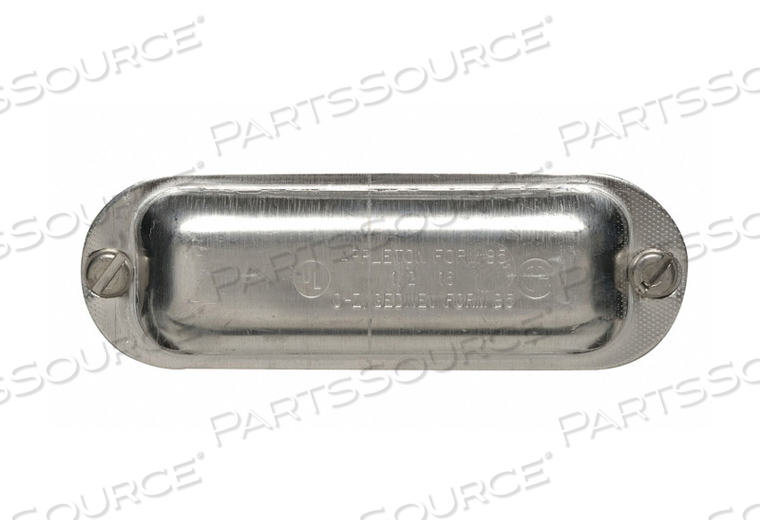 COVER, BLANK, STAMPED ALUMINUM, SIZE : 1 IN. by Appleton Electric COVER, BLANK, STAMPED ALUMINUM, SIZE : 1 IN. by Appleton Electric