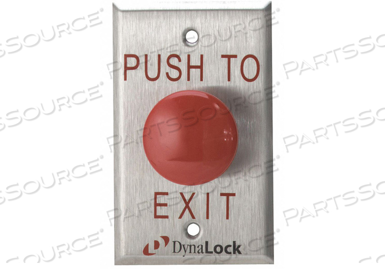 PUSH TO EXIT BUTTON MOMENTARY 1-15/16 D by Dyna Lock PUSH TO EXIT BUTTON MOMENTARY 1-15/16 D by Dyna Lock