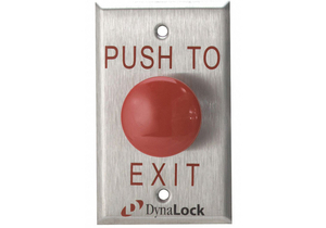 PUSH TO EXIT BUTTON MOMENTARY 1-15/16 D by Dyna Lock