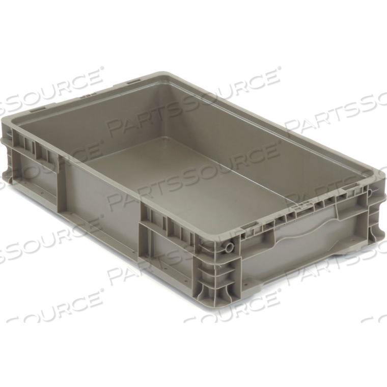 STRAIGHT WALL CONTAINER SOLID - STACKABLE - 24 X 15 X 5 by Monoflo International STRAIGHT WALL CONTAINER SOLID - STACKABLE - 24 X 15 X 5 by Monoflo International