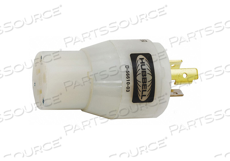 PLUG ADAPTER STRAIGHT BLADE by Hubbell Incorporated, Wiring Device-Kellums PLUG ADAPTER STRAIGHT BLADE by Hubbell Incorporated, Wiring Device-Kellums