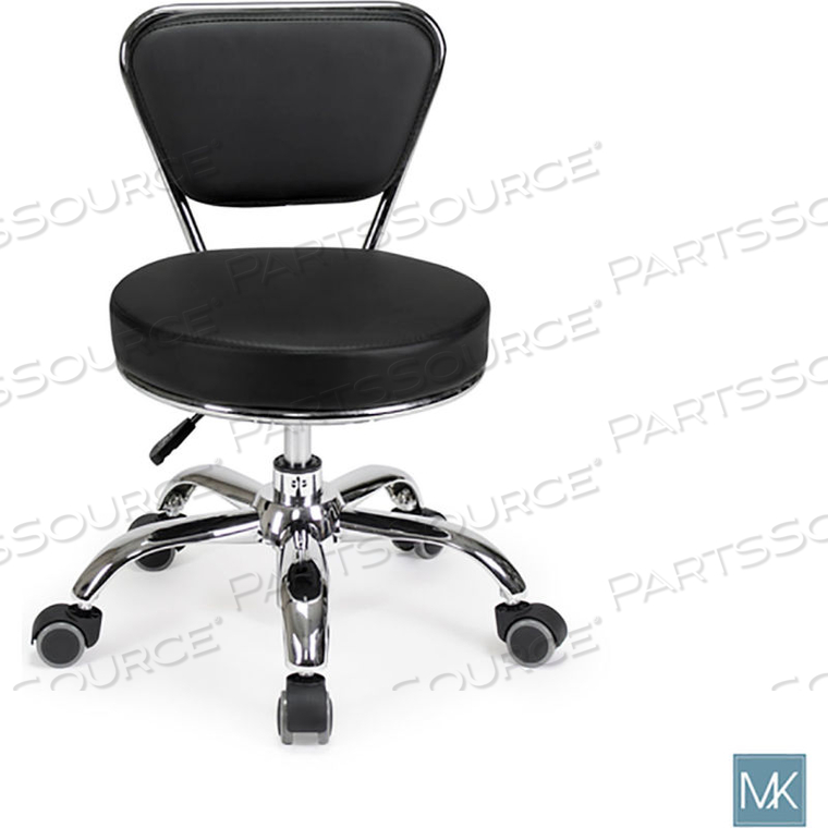 DAYTON PEDICURE STOOL, BLACK by Ayc Group DAYTON PEDICURE STOOL, BLACK by Ayc Group