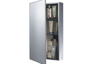 MEDICINE CABINET RECESSED 16 X 26 IN. SS by Ketcham