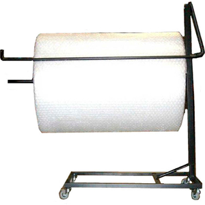 BUBBLE/FOAM/POLY DISPENSER, FLOOR UNIT, SINGLE ARM, TEAR TAG, 60" MATERIAL WIDTH by Encore Packaging LLC