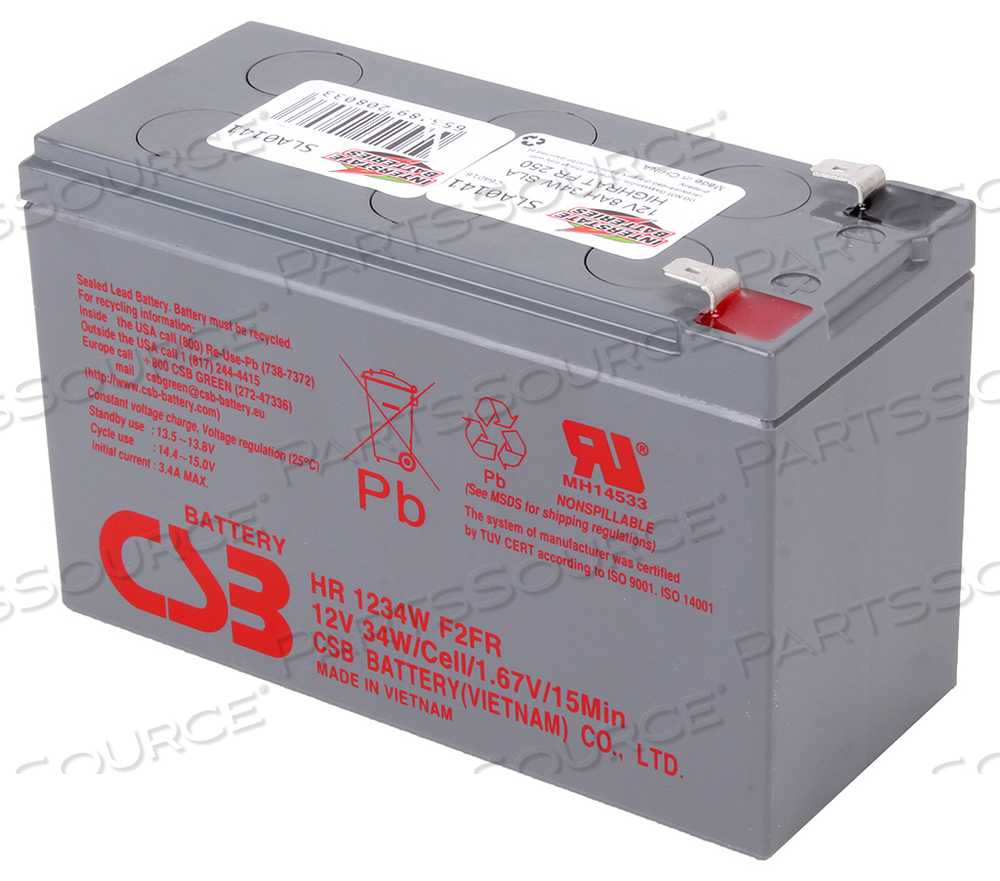 BLACK SEALED LEAD ACID 9000AH BATTERY - 12 V 