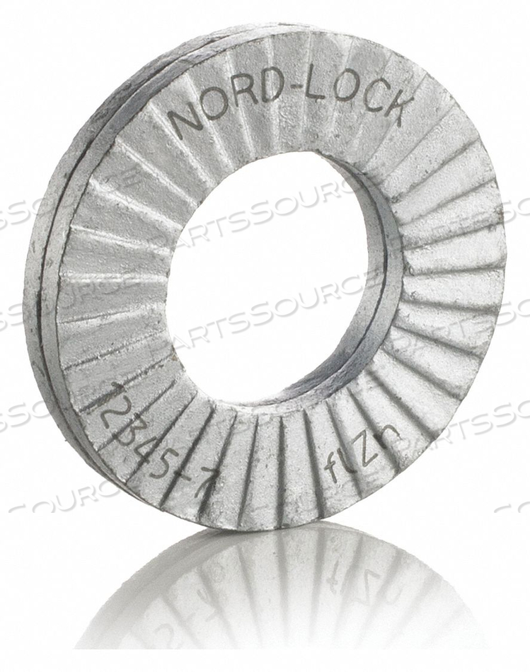 LOCK WASHER BOLT 3/8 STEEL PK200 by Nord-Lock