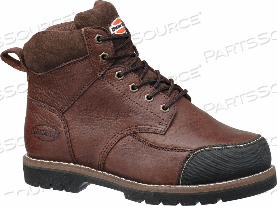 6 WORK BOOT 8-1/2 M BROWN STEEL PR by Iron Age