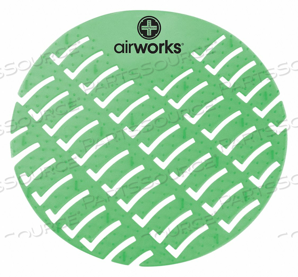 URINAL SCREEN ROUND EVERGREEN PK60 by Hospeco